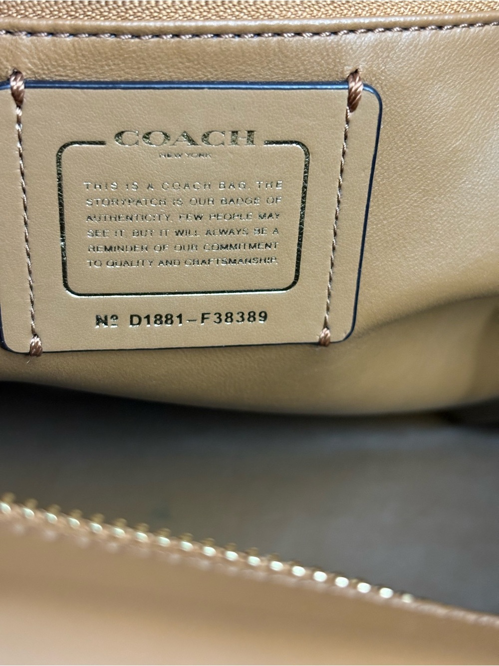 COACH DRIFTER LEATHER & SUEDE SATCHEL HANDBAG- Saddle & Camel- Turn Lock - Picture 14 of 16
